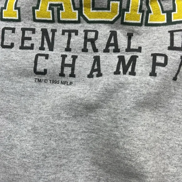 Vintage Green Bay Packers Sweater Mens XL Starter 90s 1995 Division Champs USA - Picture 3 of 13